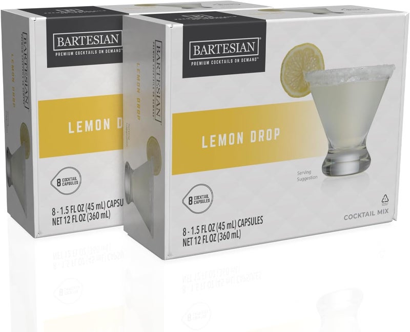 Bartesian Lemon Drop Mixer Capsules - 16 Pack - Image 1